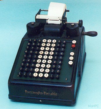 Burroughs Portable Calculator