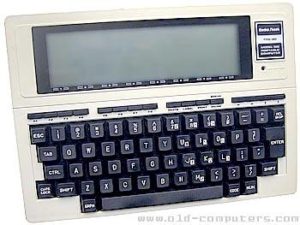 My first laptop, the Radio Shack Model 100